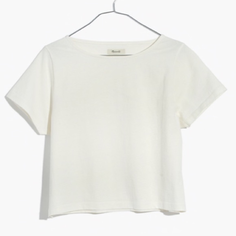 White Madewell Setlist Boxy Tee